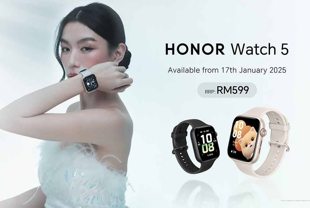 HONOR juga memperkenalkan HONOR Watch 5 dan HONOR Earbuds Open yang akan tersedia untuk pembelian pada 17 Januari 2025 di HONOR Store, kedai dalam talian HONOR Malaysia, Lazada dan Shopee.