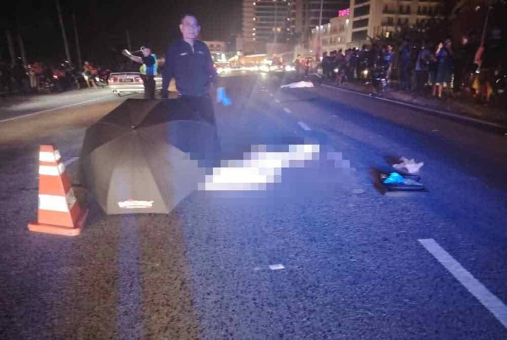 Pejalan kaki antara yang maut dalam kemalangan di Jalan One Borneo berhampiran Plaza Alam Mesra, Kota Kinabalu.