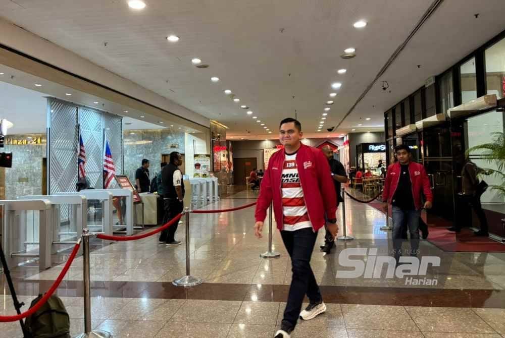 Dr Muhamad Akmal turut hadir pada Mesyuarat MKT UMNO di WTCKL pada Jumaat.