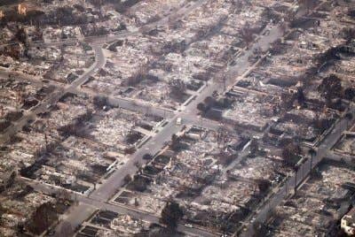 Kebakaran 'Palisades', dengan hampir 8,093.71 hektar terbakar telah memusnahkan lebih 5,000 struktur, manakala 13,300 lagi terancam. Foto AFP