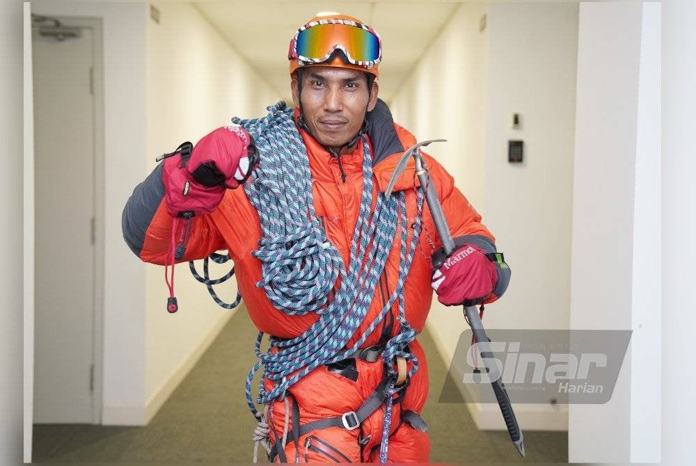 Mohd Fakhrul akan melakukan ekspedisi 'Mencari Hati Emas 2025' ke Gunung Everest pada April ini. FOTO SINAR HARIAN / ROSLI TALIB