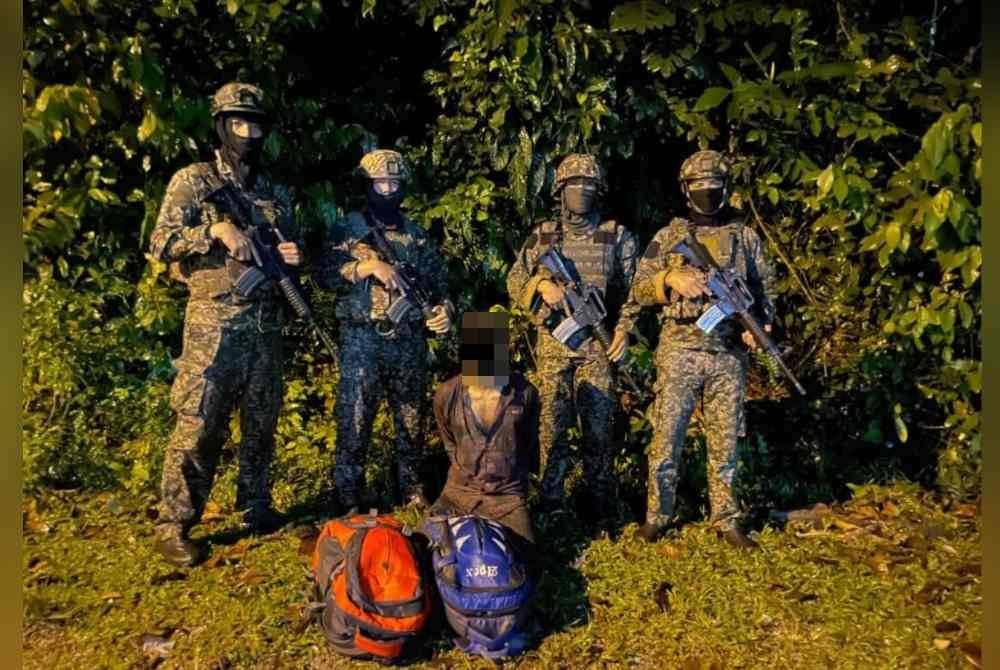 Seorang daripada tiga Bangladesh ditahan TDM selepas seberangi Sungai Golok.