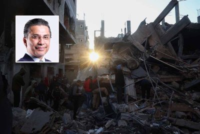 Konflik perang di Palestin-Israel sudah berlarutan sejak 7 Oktober 2023. Gambar kecil: Syed Ibrahim