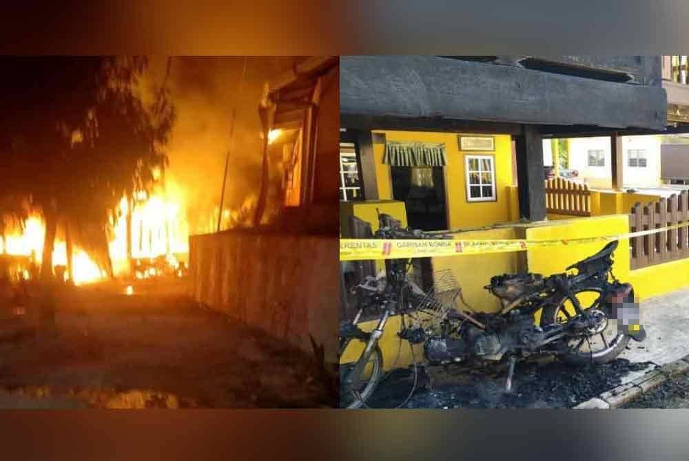 Insiden kebakaran membabitkan motosikal yang kerap dilaporkan berlaku dalam kawasan Dewan Undangan Negeri (DUN) Kupang sejak Disember lalu, disyaki berunsur khianat.