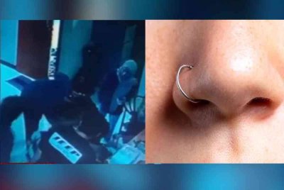 Bermula dengan gurauan, seorang wanita menghadapi detik cemas apabila subang hidung yang dipakainya melekat pada kerusi sehingga terpaksa ke balai bomba Bandung untuk melepaskannya.