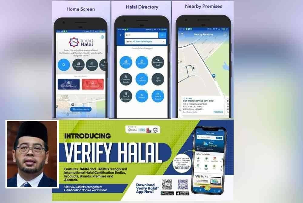 Aplikasi Smart Halal yang memudahkan orang ramai menyemak status halal produk atau makanan. Aplikasi Verify Halal. Gambar kecil: Zulkifli
