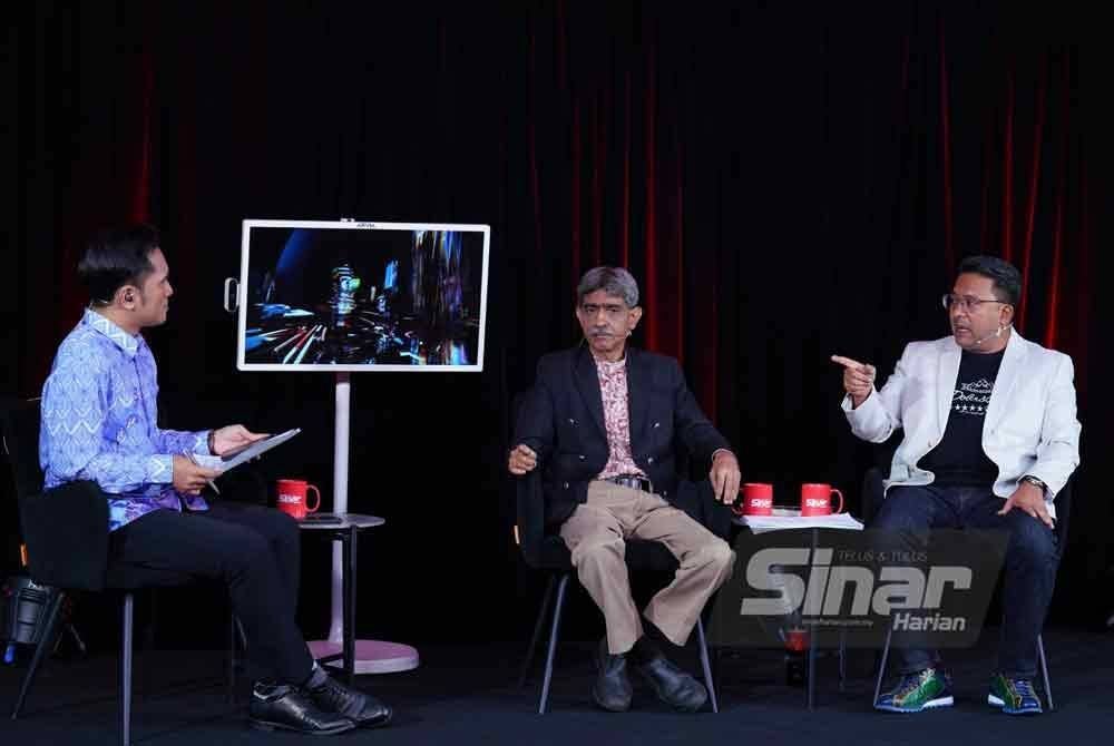 Dari kiri: Ismail Adnan; Peguam Kanan, Mohamed Haniff Khatri Abdulla dan Pesuruhjaya Suhakam merangkap Peguambela, Datuk Hasnal Rezua Merican yang berlangsung di Kompleks Kumpulan Karangkraf, di sini pada Selasa. FOTO SINAR HARIAN/ MOHD HALIM ABDUL WAHID.