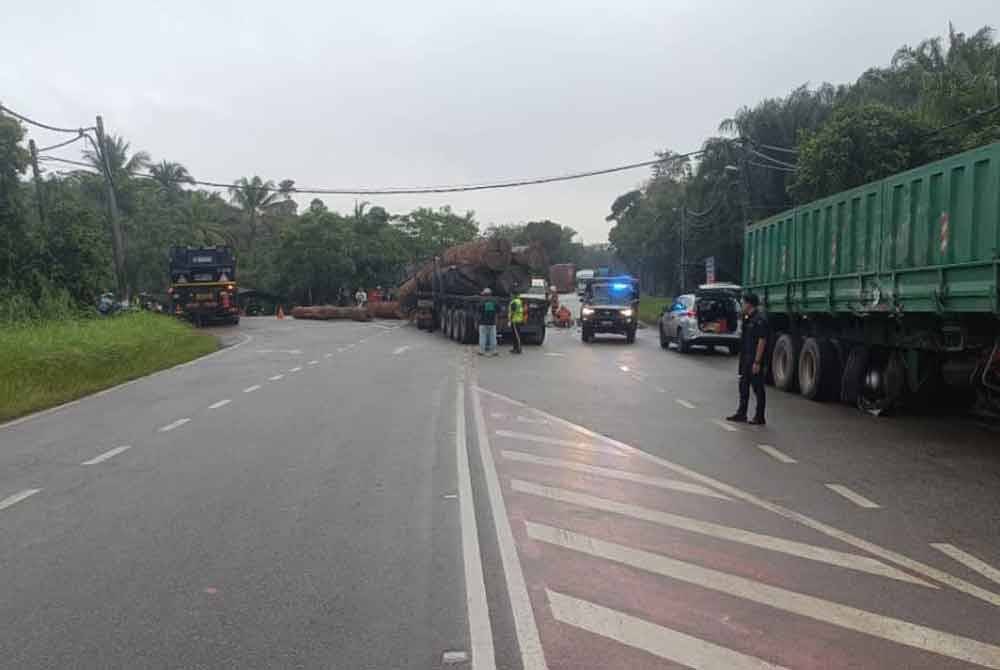 Keadaan di lokasi kejadian.