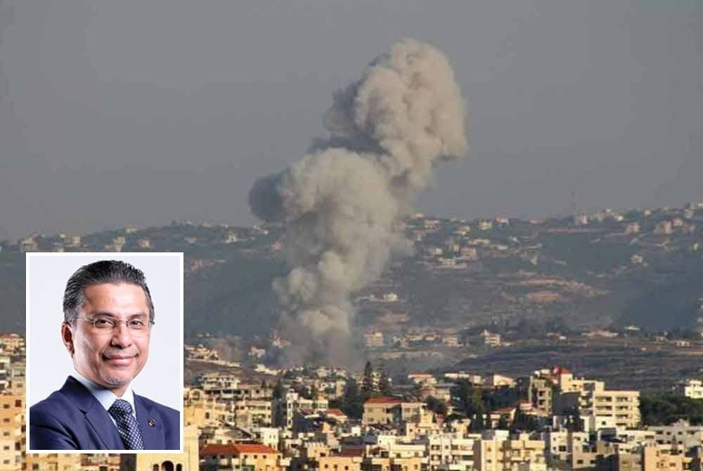 Gencatan senjata perlu untuk mengelakkan peningkatan operasi ketenteraan di sepanjang sempadan Lubnan-Israel, melindungi orang awam, menahan diri, mengelak konflik serantau, dan mencegah penyebaran keganasan di rantau itu. (Gambar kecil: Syed Ibrahim Syed Noh)