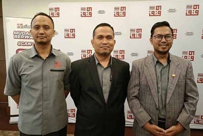 Anuar Hamzah (tengah) ditemui selepas Majlis Perutusan Pengerusi PWS 2025 di Shah Alam pada Khamis.