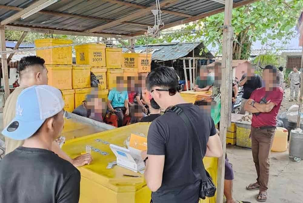 Tujuh daripada 25 nelayan yang diperiksa positif dadah telah ditahan.