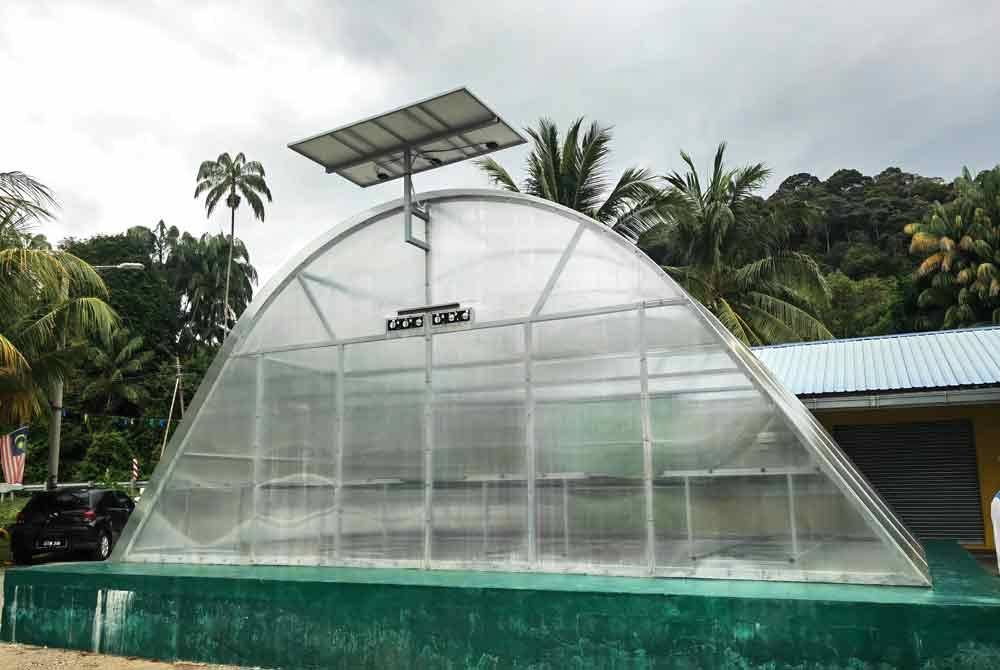 Kubah pengering solar disediakan di Persatuan Nelayan Kawasan Teluk Kemang