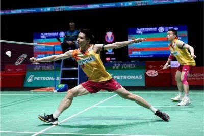 Aaron Chia (kanan)-Wooi Yik melangkah ke separuh akhir Terbuka India Super 750.