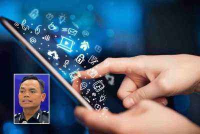 Seorang guru tadika rugi RM30,759.08 akibat terpedaya dengan tawaran kerja sambilan dalam talian yang tidak wujud. (Gambar kecil: Raub) Gambar hiasan