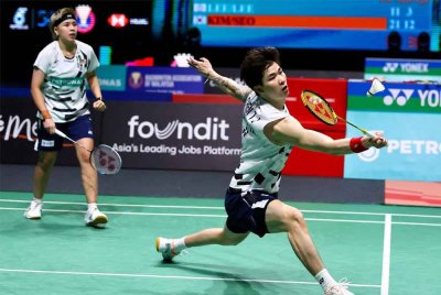 Chen Tang Jie (kanan) dan Toh Ee Wei gagal mara ke pusingan akhir Terbuka India. FOTO: BERNAMA