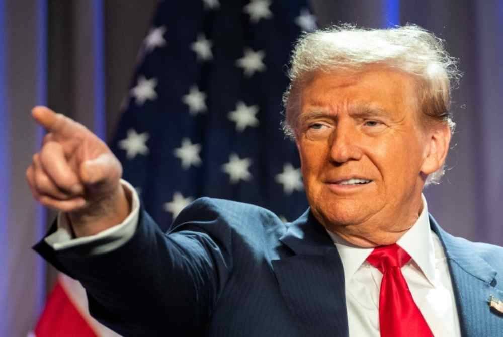 Bagi Trump, perkahwinan sepatutnya berlaku antara lelaki dan perempuan sahaja, bukan dari kalangan pasangan sejenis. Foto AFP