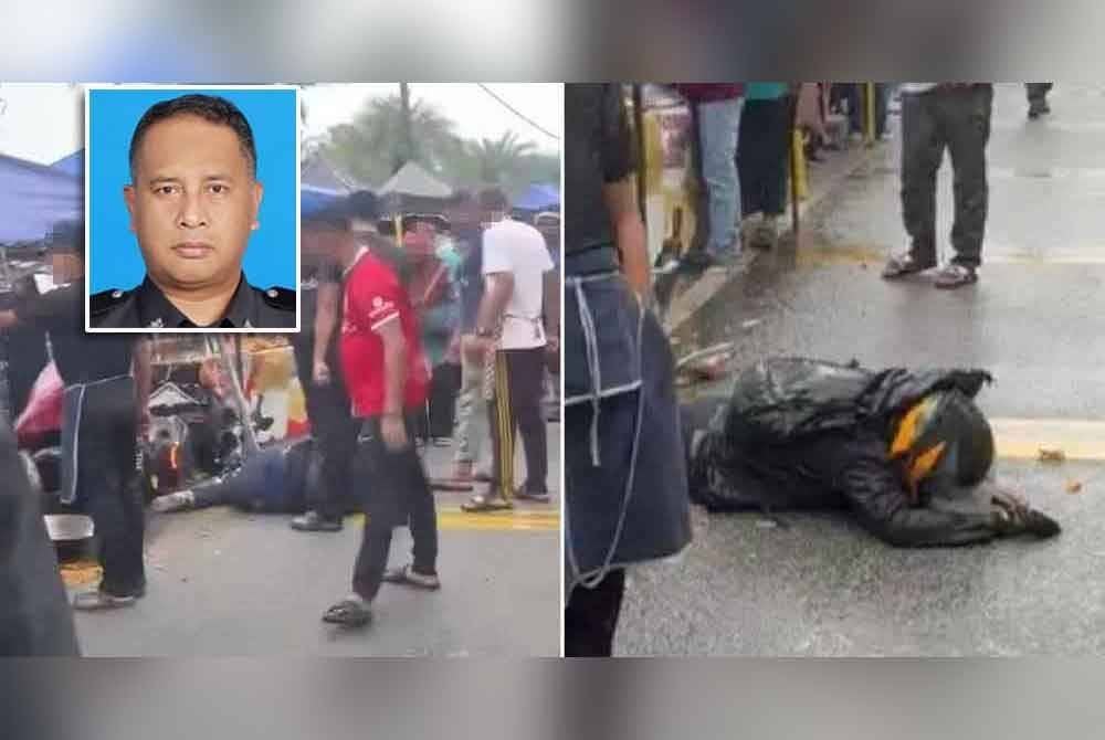 Polis sedang melengkapkan siasatan berhubung kejadian pukul seorang lelaki orang kurang upaya (OKU) mental di Pasar Tani Padang Astaka Chukai, Kemaman pada Jumaat. Gambar kecil: Wan Muhamad Wan Ja'afar