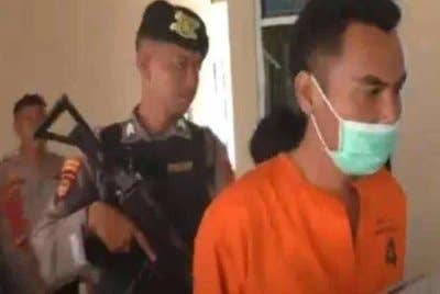 Suspek dikenali sebagai Sendi berjaya ditahan. Foto Agensi