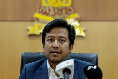 Mohd Najwan bercakap ketika sidang media selepas Mesyuarat Jawatankuasa Pengelola (Induk) Sukma XXII Selangor 2026 di Bangunan Sultan Salahuddin Abdul Aziz Shah pada Isnin. Foto Bernama