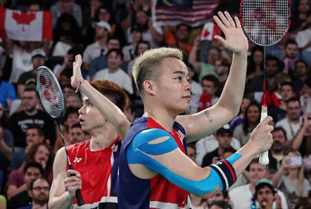 Pasangan yang berada di ranking kelima dunia itu tidak berdepan masalah untuk meraih kemenangan straight set 21-13, 23-21. - Gambar fail/Bernama