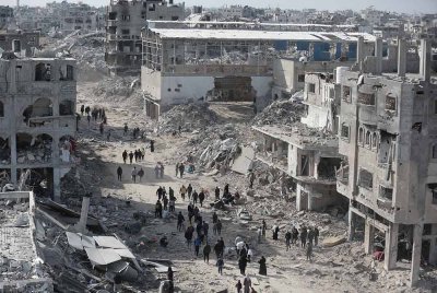 Hampir 47,000 rakyat Palestin terkorban, kebanyakannya wanita dan kanak-kanak manakala lebih 110,700 yang lain cedera dalam serangan Israel terhadap Gaza. Foto Xinhua