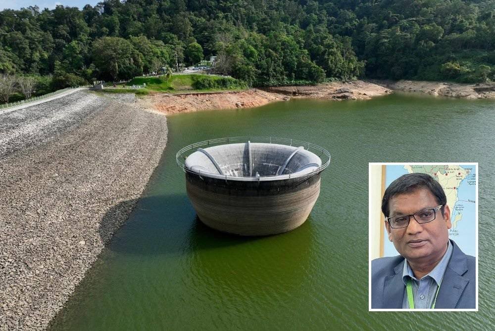 Pulau Pinang merekodkan penurunan penggunaan air domestik per kapita terendah dalam tempoh 24 tahun dengan purata 261 liter per kapita sehari (LKH) pada tahun lalu. (Gambar kecil: Pathmanathan)