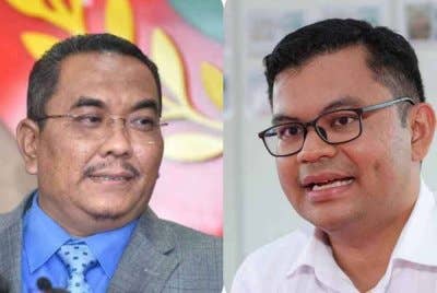 Sanusi (kiri) dan Akmal Nasrullah.