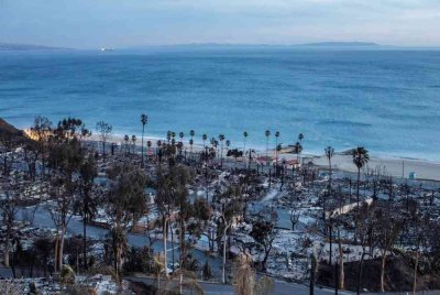 Sekurang-kurangnya 28 kematian disahkan selepas lebih dua minggu kebakaran besar memusnahkan Los Angeles, California daripada kiraan awal sebanyak 27. Foto AFP