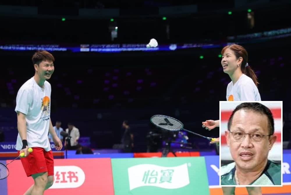 Soon Huat- Shevon mengetuai barisan muda negara ke BAMT China 2025. (Gambar kecil: Rexy Mainaky)