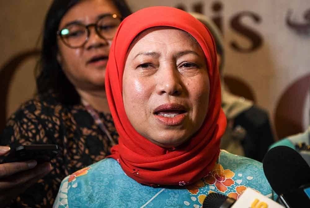 Nancy bercakap pada media selepas Program Bicara Eksekutif Siri 1/2025 "Cabaran Menuju Ke Puncak Kepimpinan” bersempena dengan Program Sanjungan Ilmu Anjuran Institut Sosial Malaysia (ISM) pada Khamis. Foto Bernama