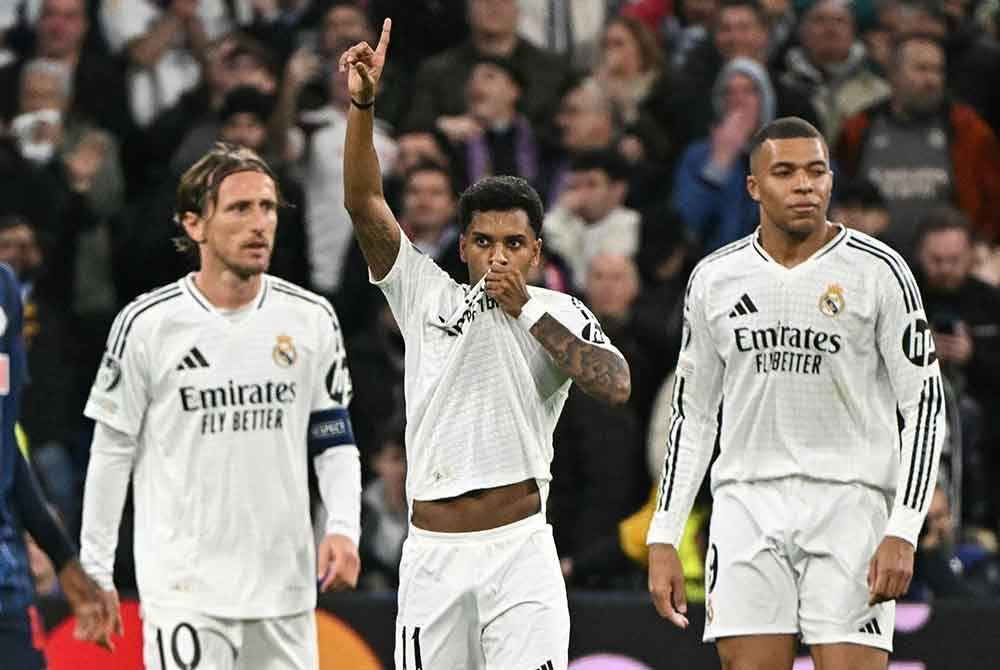 Real Madrid menjadi kelab bola sepak pertama mencatatkan pendapatan sebanyak €1 bilion (RM6.2 bilion) dalam satu musim. Foto AFP