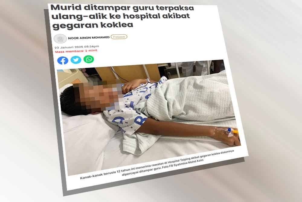 Laporan kejadian itu telah diterima daripada seorang ibu mangsa berusia 40 tahun pada 10 Disember 2024.