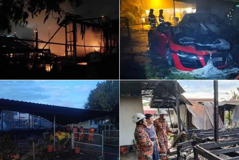 Sebuah rumah di Taman Rancha-Rancha Fasa 1 musnah dijilat api dalam kejadian awal pagi Jumaat.
