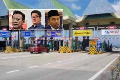 Kerajaan perlu menunaikan janji yang dibuat sebelum ini iaitu menghapuskan tol lebuh raya terlebih dahulu, bukannya memansuhkan inisiatif tol percuma sempena musim perayaan. Gambar hiasan (Gambar kecil dari kiri: Tun Faisal, Fathul Huzir, Ahmad Fadhli)