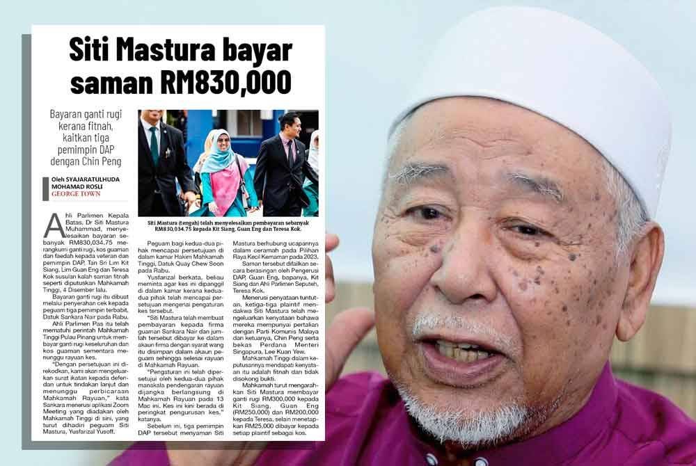 Laporan Sinar Harian pada Jumaat.