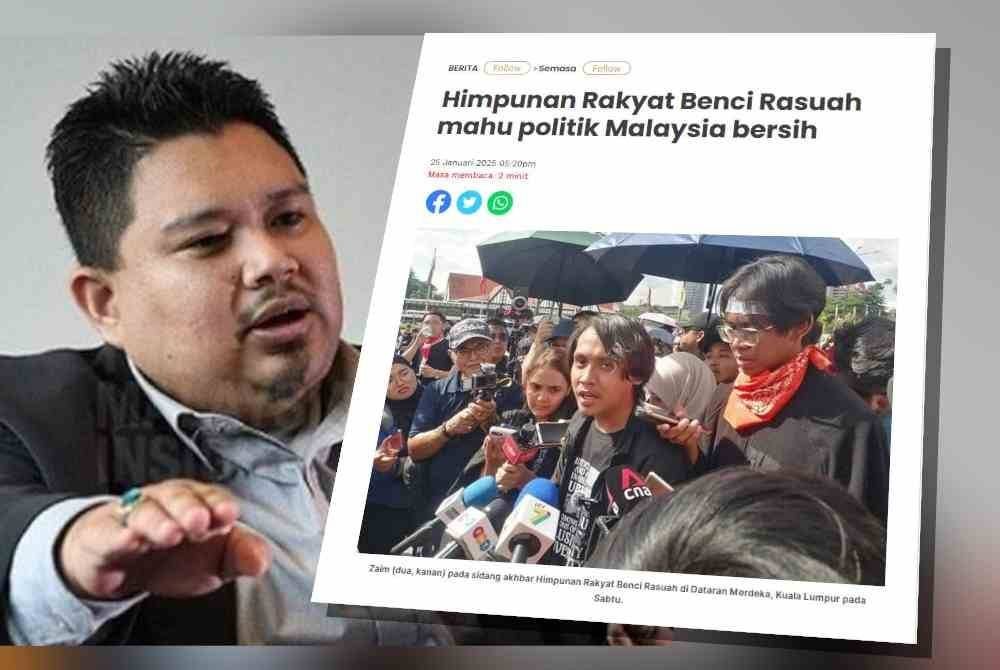 Syed Badli Shah. Laporan Sinar Harian berhubung Himpunan Rakyat Benci Rasuah yang mahukan politik Malaysia bersih