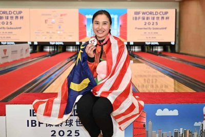 Natasha akan beraksi di Kejohanan Boling Terbuka Malaysia di Petaling Jaya pada April. Foto: Agensi