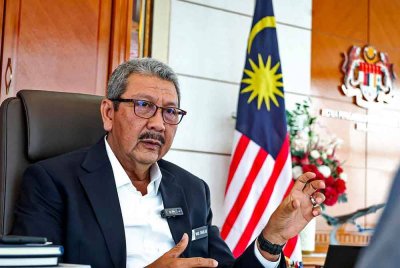 Wan Ahmad Dahlan ketika temu bual Bernama di pejabatnya pada Jumaat. Foto Bernama