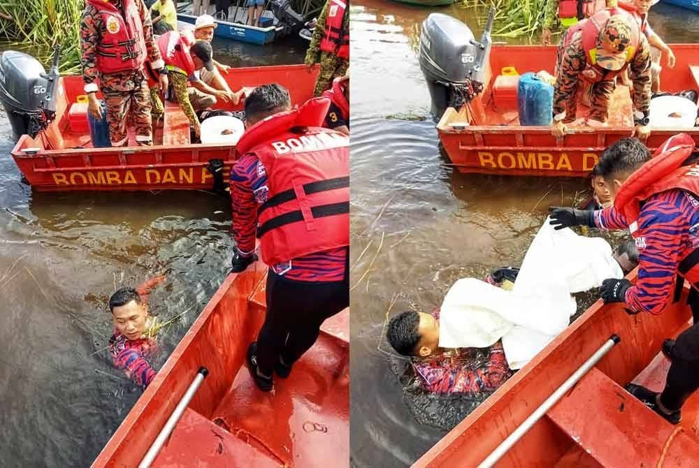 PPDA Bukit Angin membuat penyelaman sedalam dua meter dari lokasi mangsa dipercayai terjatuh.
Foto ihsan JBPM