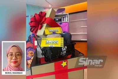 Pengunjung di Jualan Gudang Karangkraf berpeluang untuk memenangi hadiah utama cabutan bertuah barangan berjenama IKEA dengan pembelian serendah RM80.