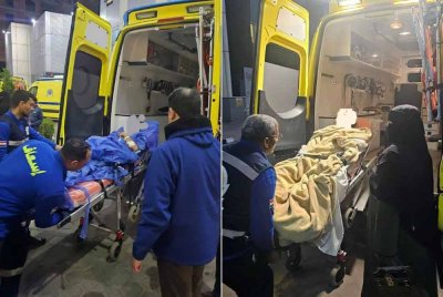 Antara mahasiswa Malaysia di Universiti Al-Azhar yang terlibat dalam kemalangan jalan raya. Sumber gambar daripada Facebook EME pada Ahad.