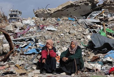 Trump pada Sabtu mencadangkan pemindahan penduduk Palestin dari Gaza ke negara jiran seperti Mesir dan Jordan. Foto AFP