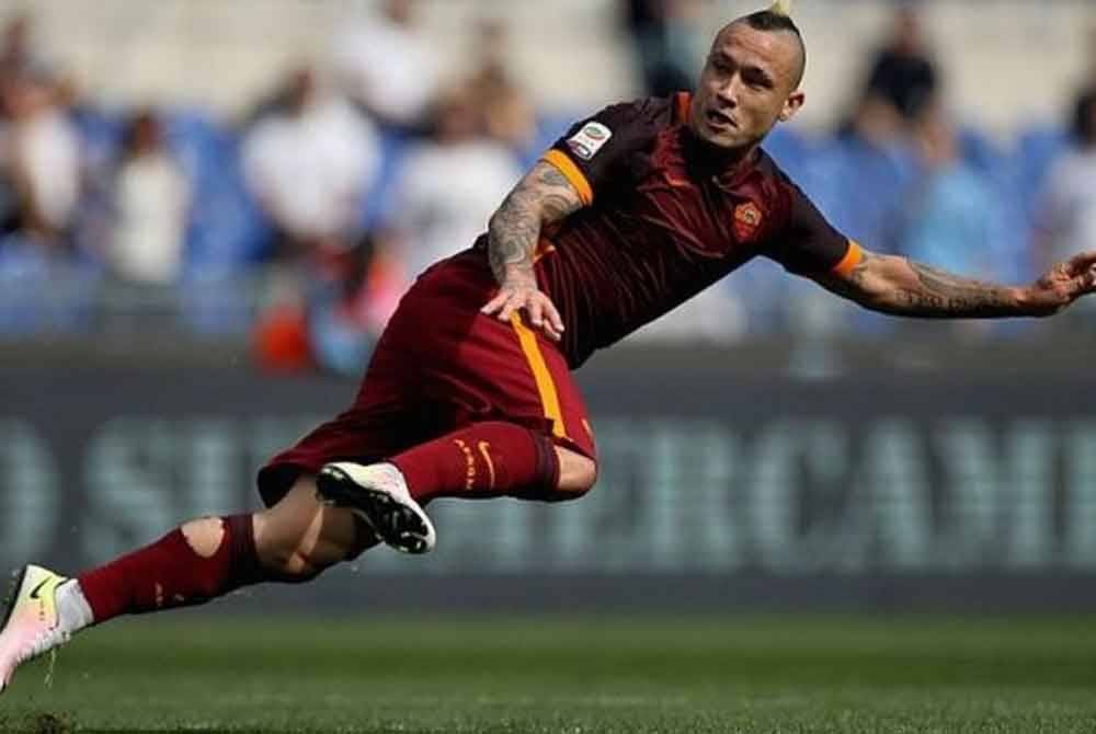Nainggolan ketika menyarung jersi AS Roma dalam Serie A Itali. Foto: Agensi
