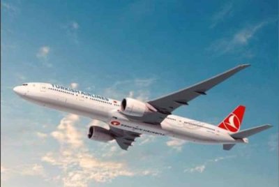 Sebuah pesawat Turkish Airlines penerbangan TK612 dari Lapangan Terbang Antarabangsa Entebbe, Uganda ke Istanbul tidak meneruskan penerbangan ke destinasi akhir atas langkah keselamatan