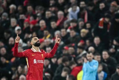 Salah belum mencapai kata putus dengan Liverpool mengenai kontrak baharunya di kelab itu. Foto AFP