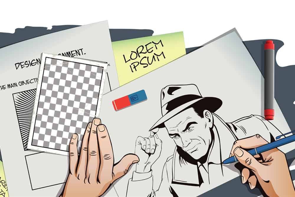 Pekerjaan sebagai kartunis biasanya membuatkan orang tersenyum atau ketawa. Foto hiasan 123RF