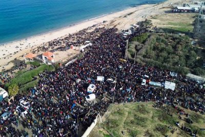 Penduduk Palestin berkumpul di Nuseirat hingga menyebabkan kawasan itu sesak.