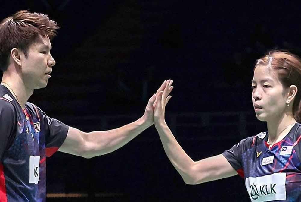 Shevon (kiri) dan Soon Huat galas cabaran negara ke BAMTC.