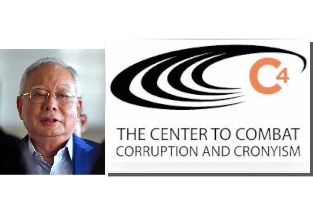 C4 Center membantah keputusan untuk meringankan hukuman bekas Perdana Menteri, Datuk Seri Najib Tun Razak sebagai tahanan rumah.