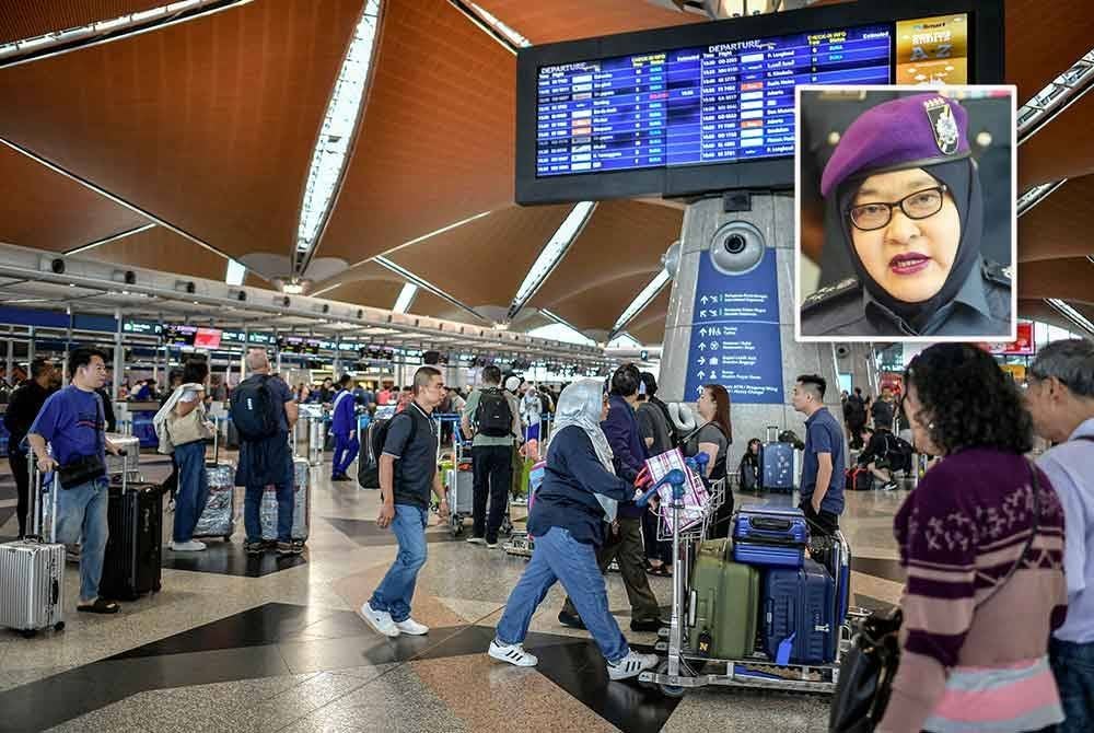 JKDM menafikan dakwaan berlaku kerosakan mesin pengimbasnya serta kekurangan keanggotaan di Terminal 1 KLIA, Sepang bagi pemeriksaan bagasi. - Gambar hiasan (Gambar kecil: Anis Rizana)